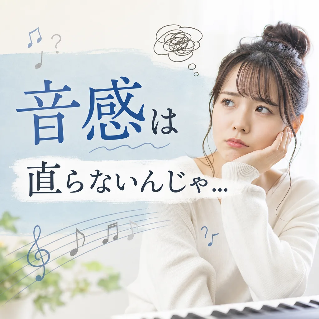 音感は直らないんじゃ...