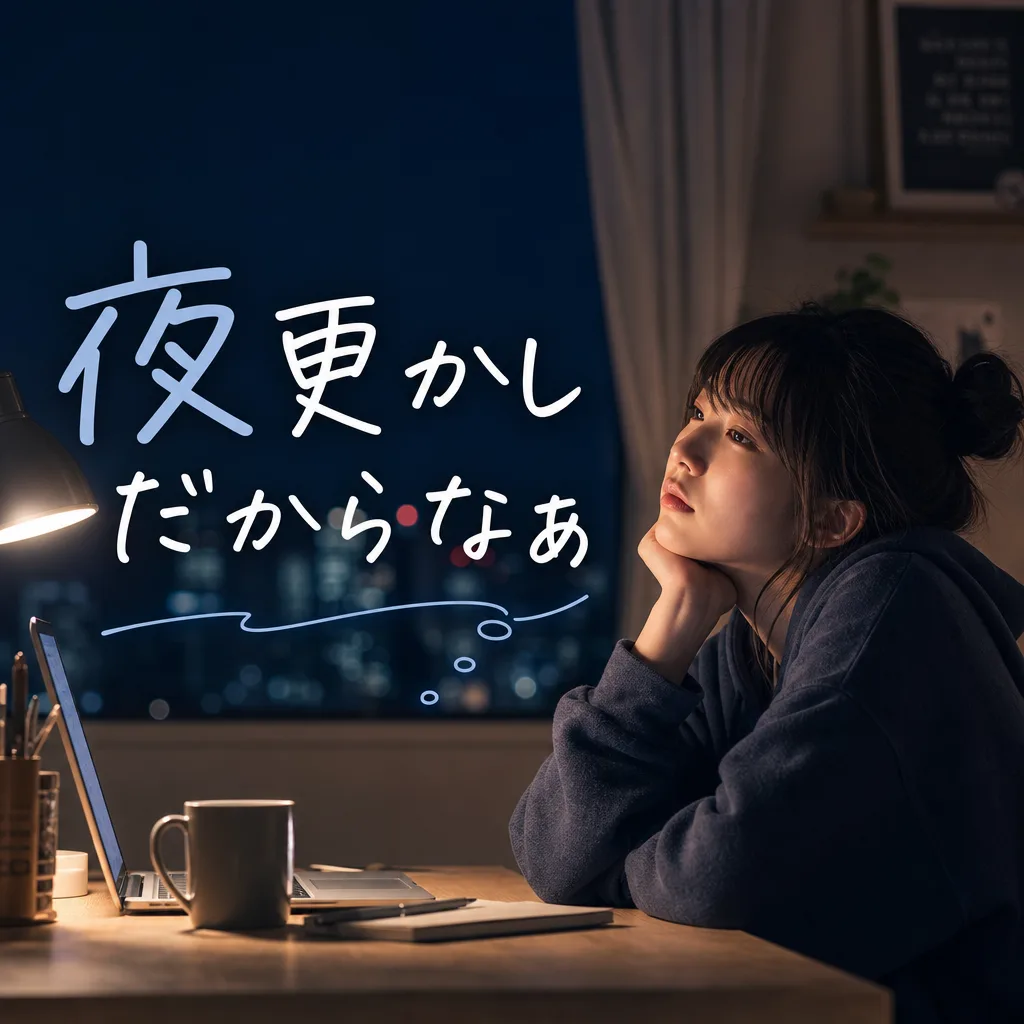 夜更かしだからなぁ