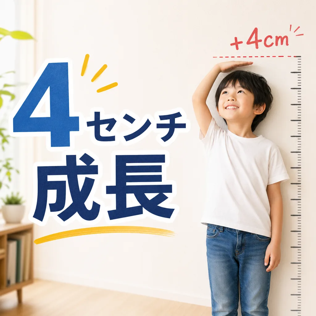 4センチ成長