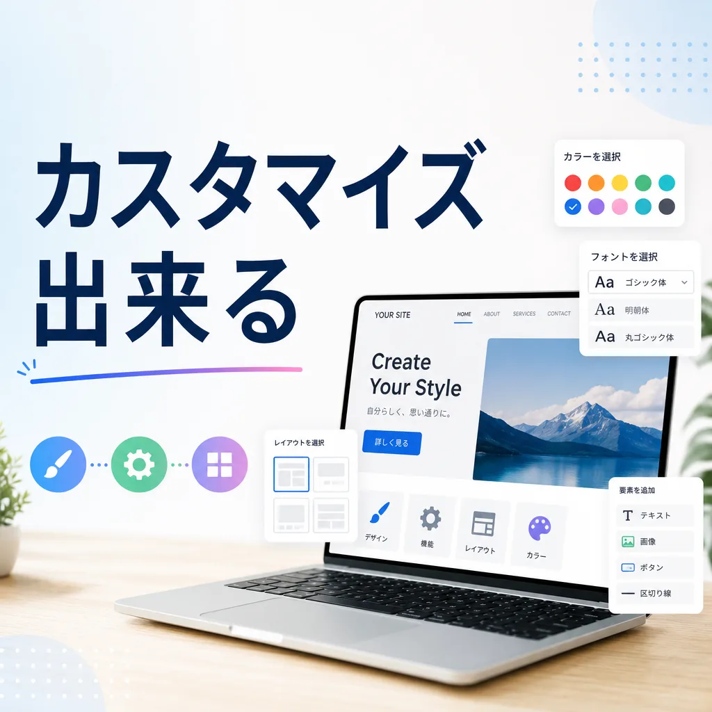 カスタマイズ出来る