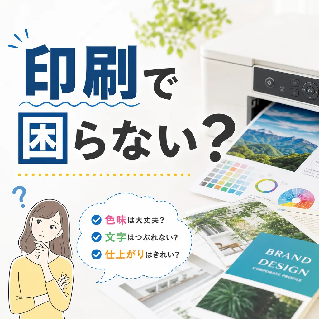 印刷で困らない?