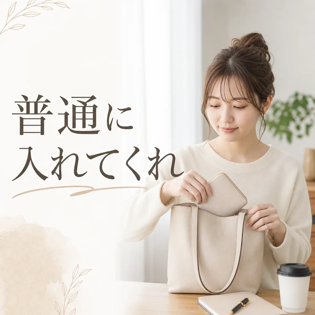 普通に入れてくれ