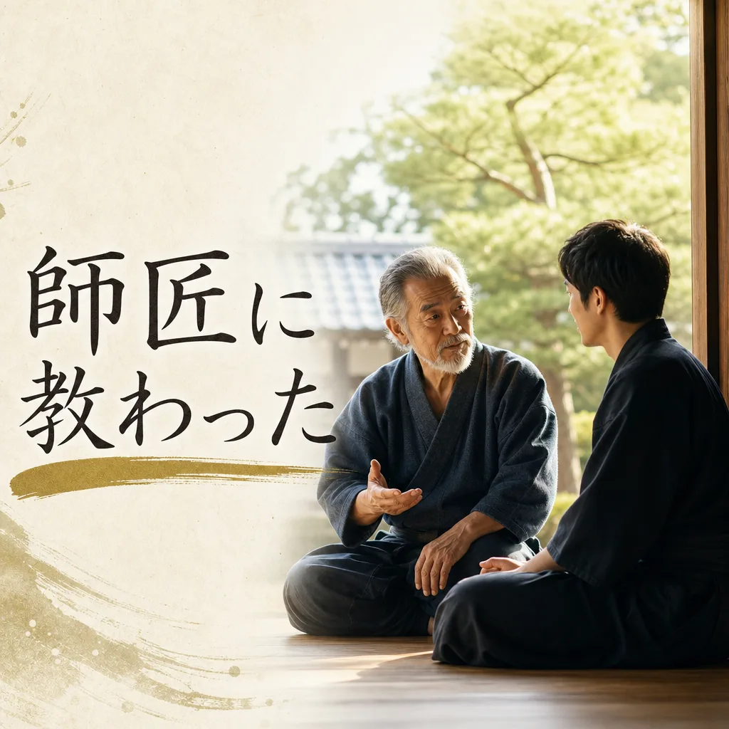 師匠に教わった