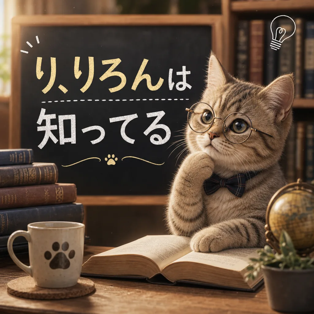 り、りろんは知ってる