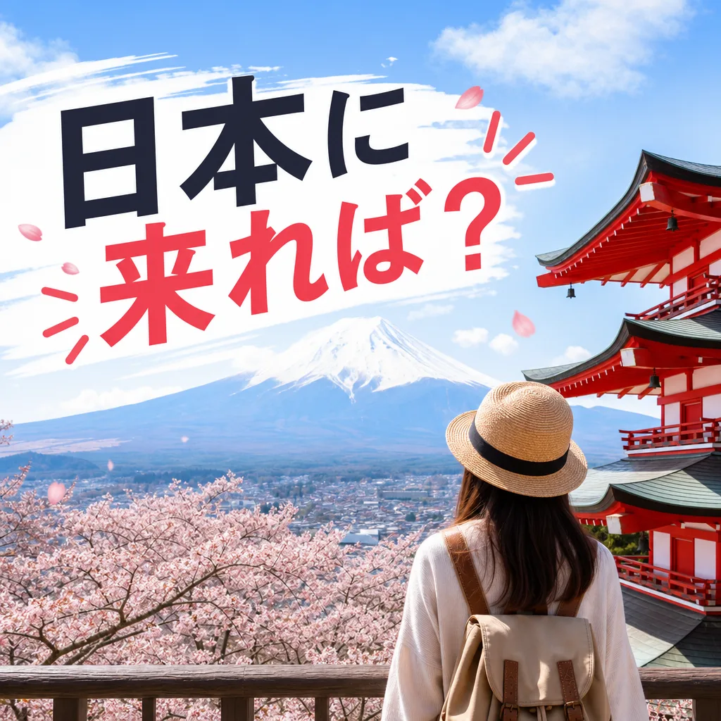 日本に来れば？