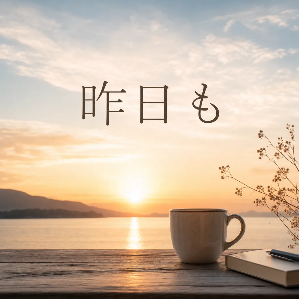 昨日も