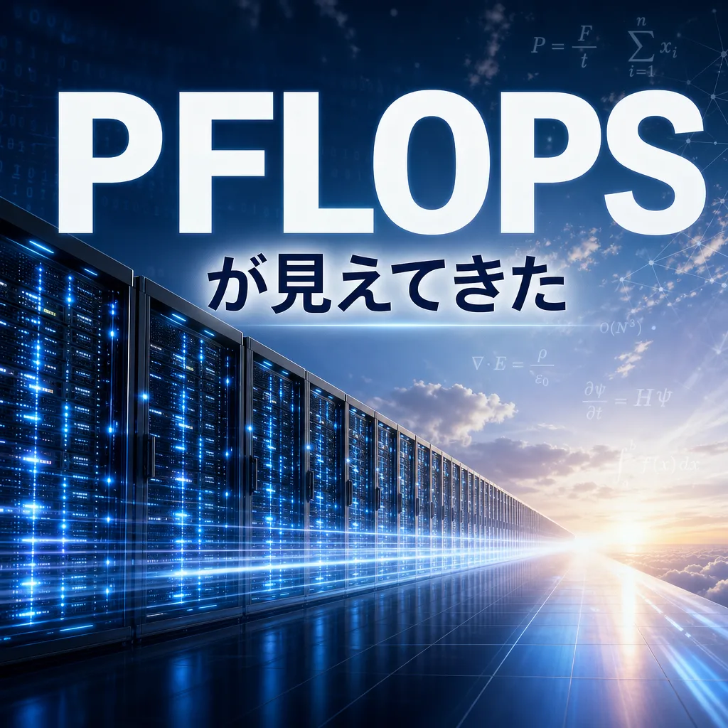 PFLOPSが見えてきた