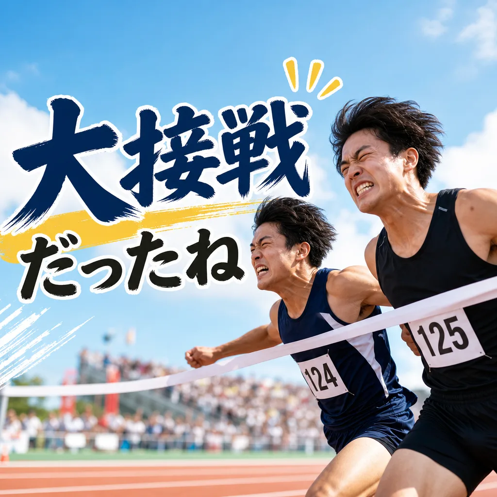 大接戦だったね