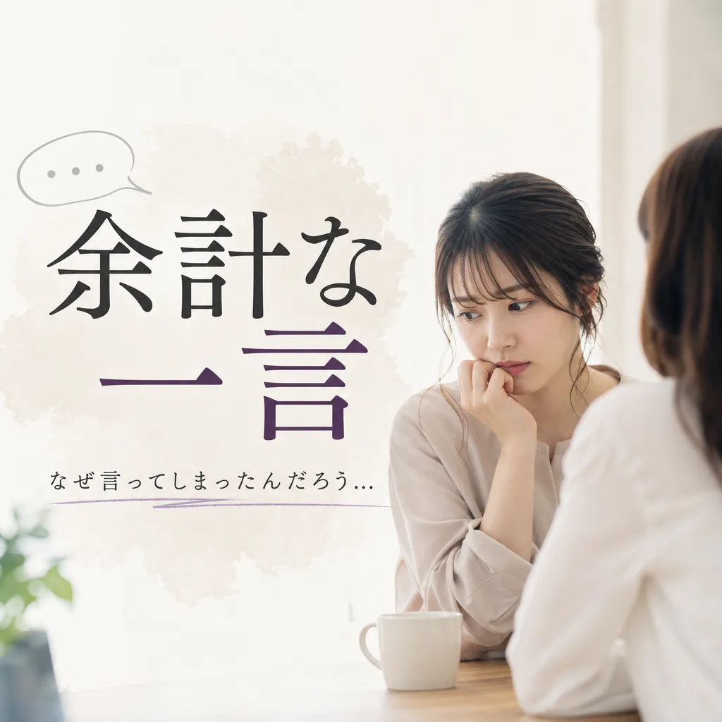 余計な一言