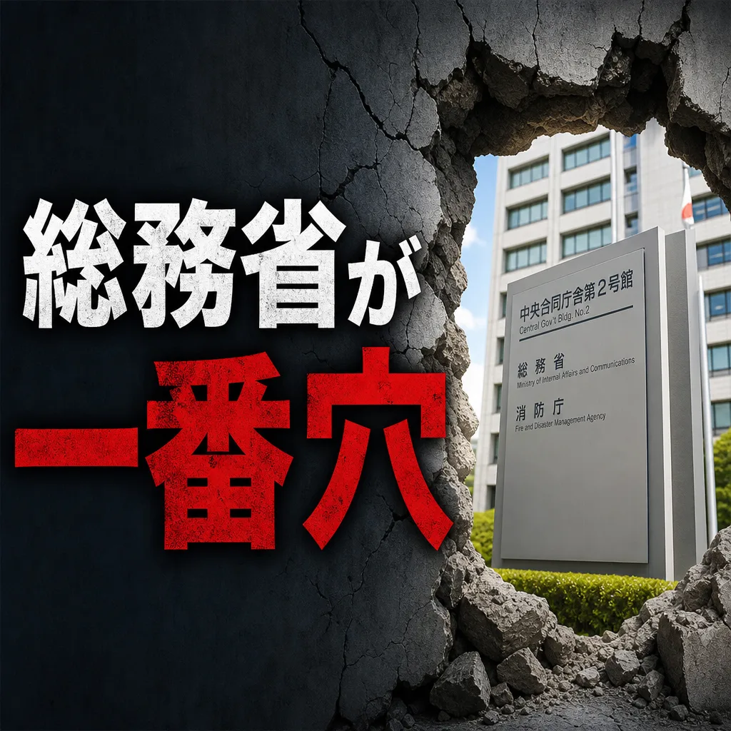 総務省が一番穴