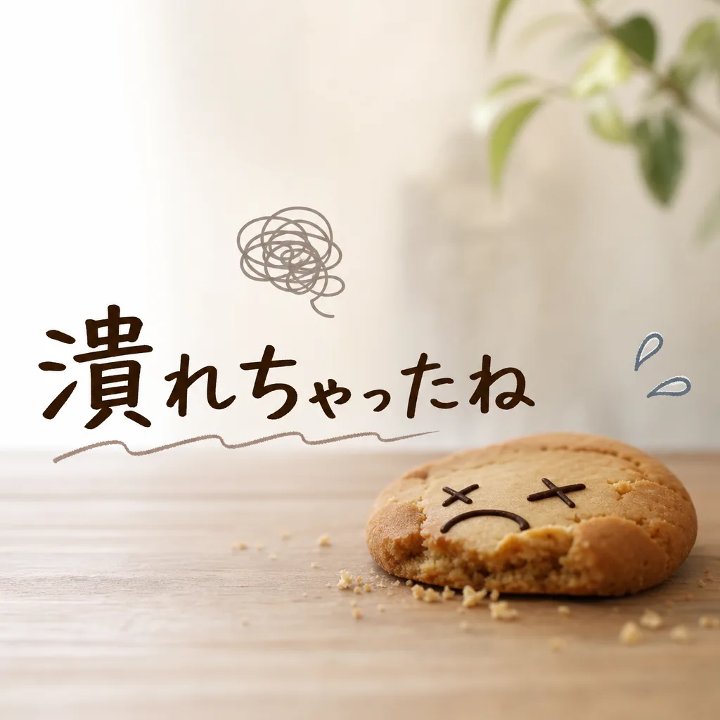 潰れちゃったね