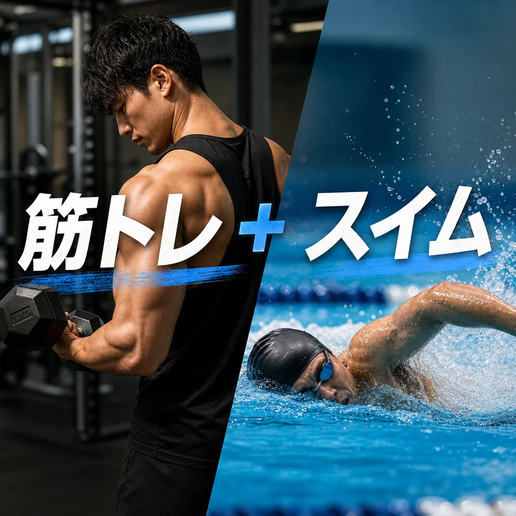 筋トレ＋スイム
