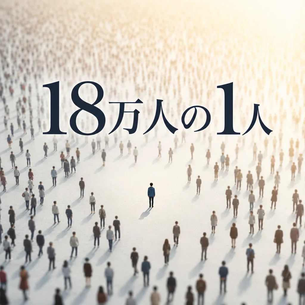 18万人の1人