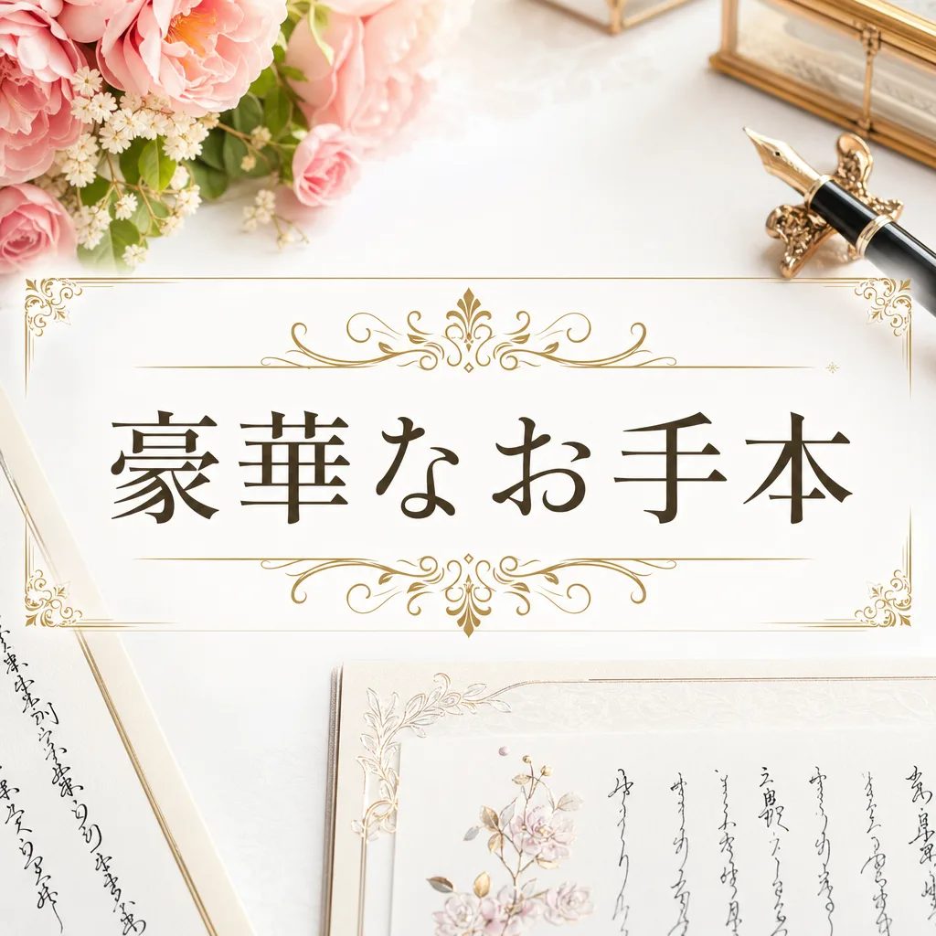 豪華なお手本