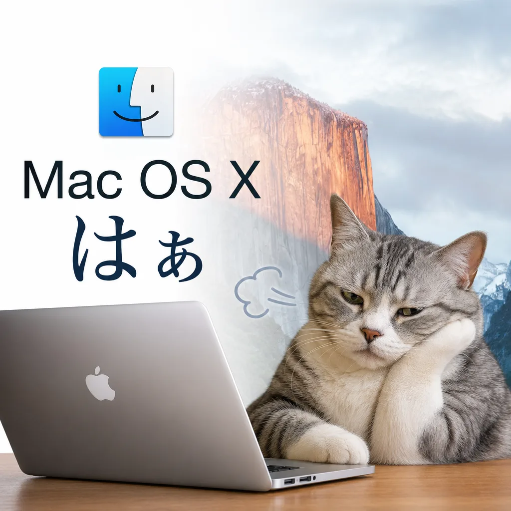 Mac OS Xはぁ