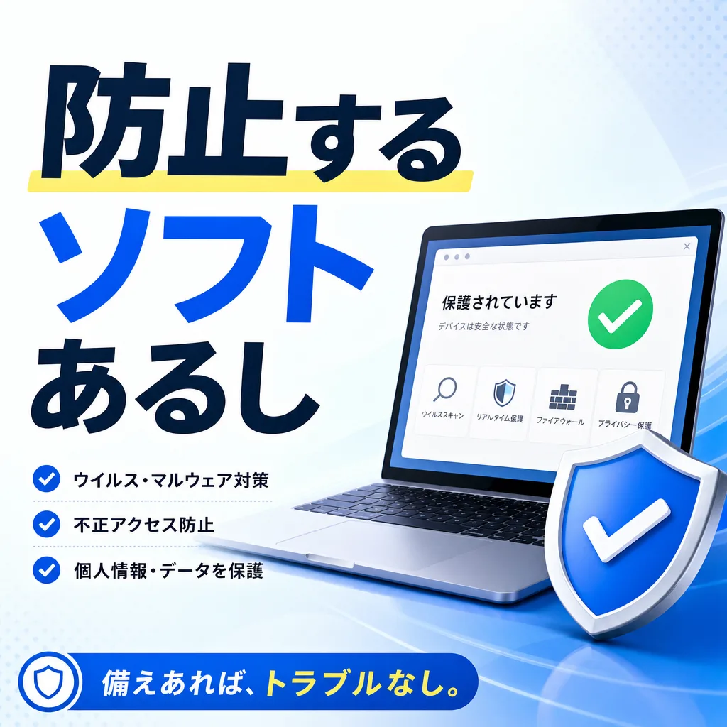 防止するソフトあるし