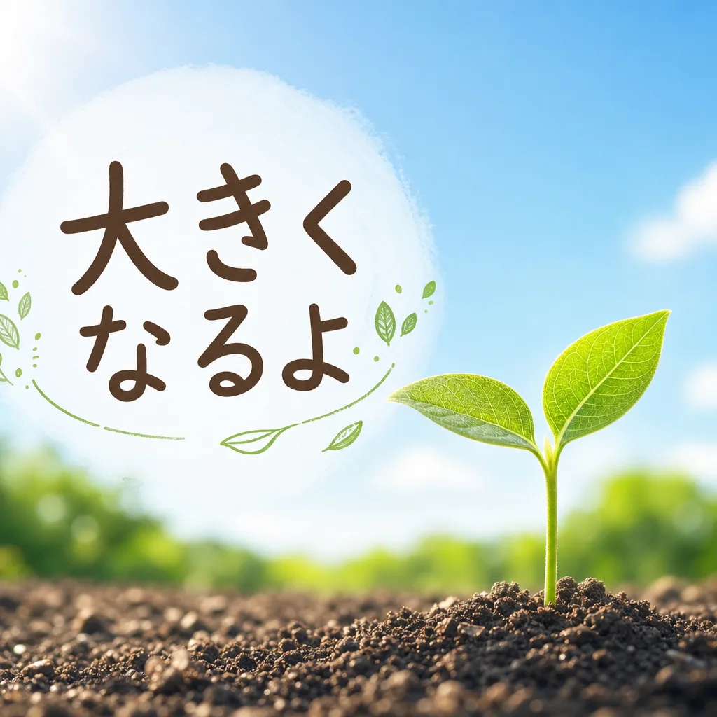 大きくなるよ