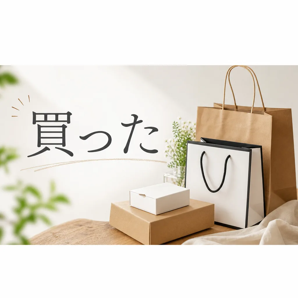 買った