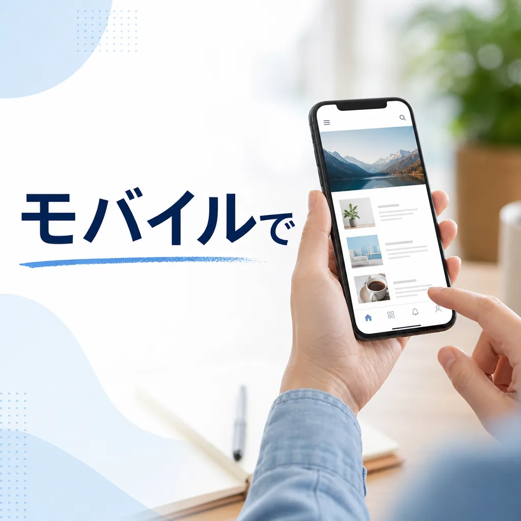 モバイルで