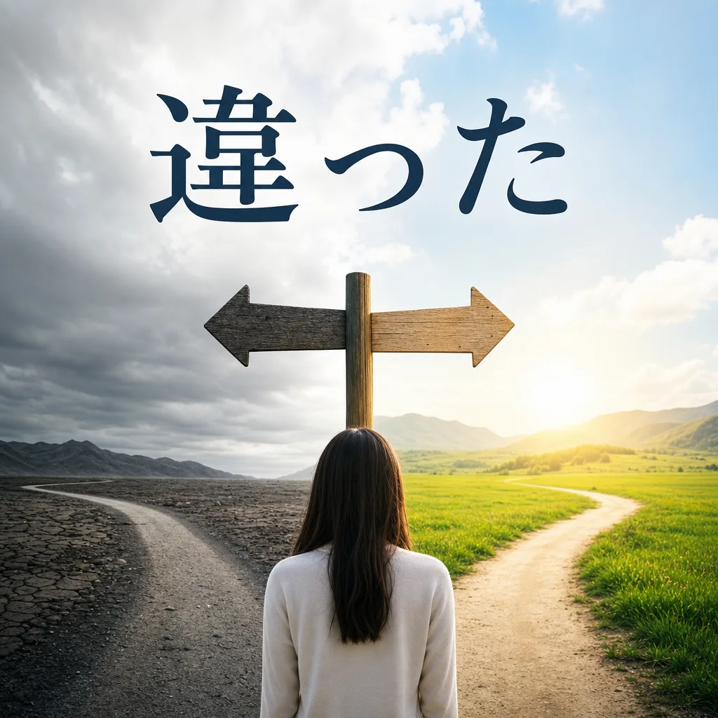 違った