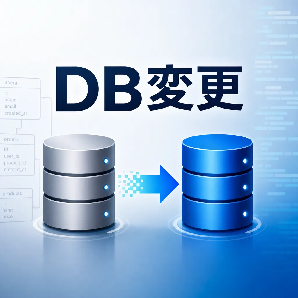 DB変更