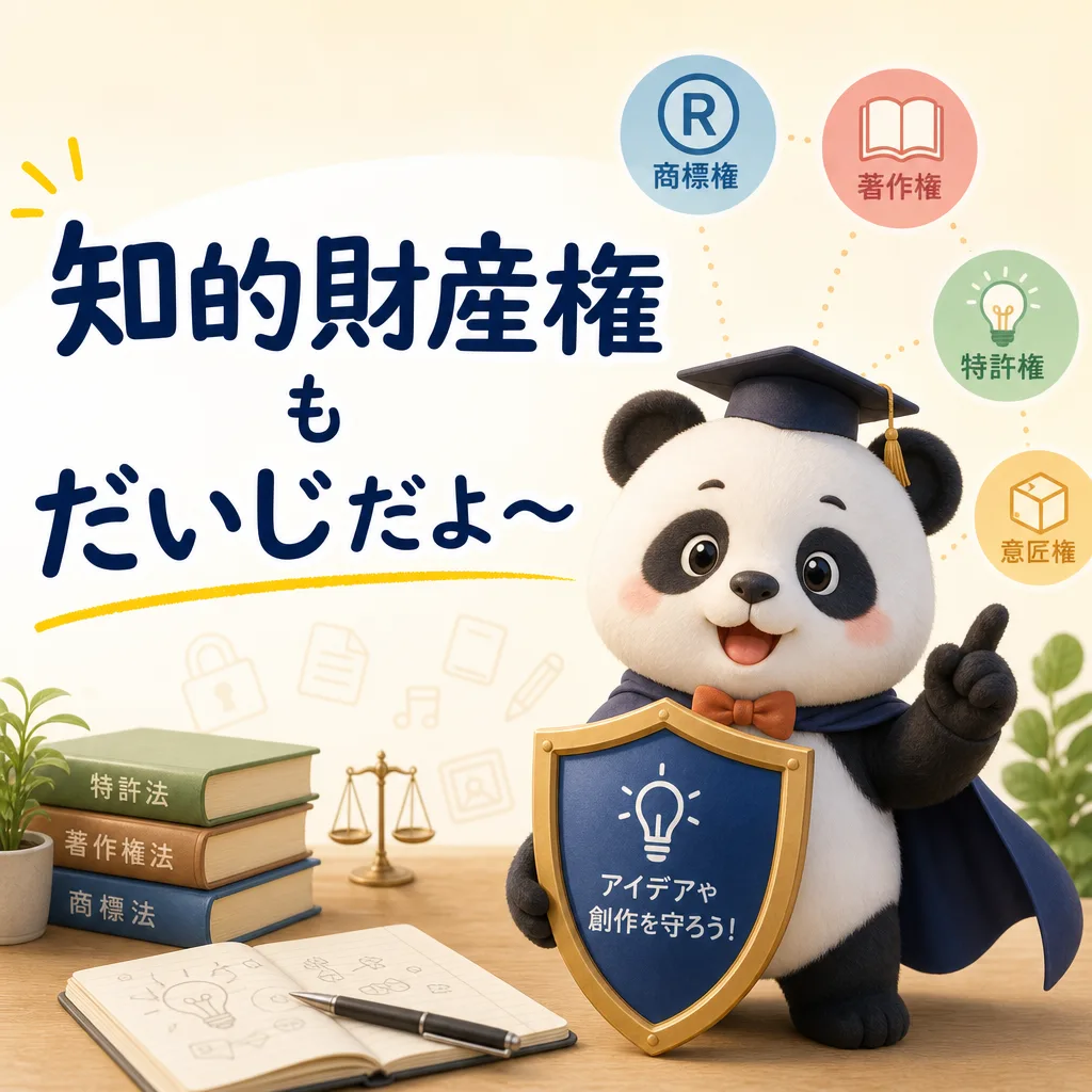 知的財産権もだいじだよ〜