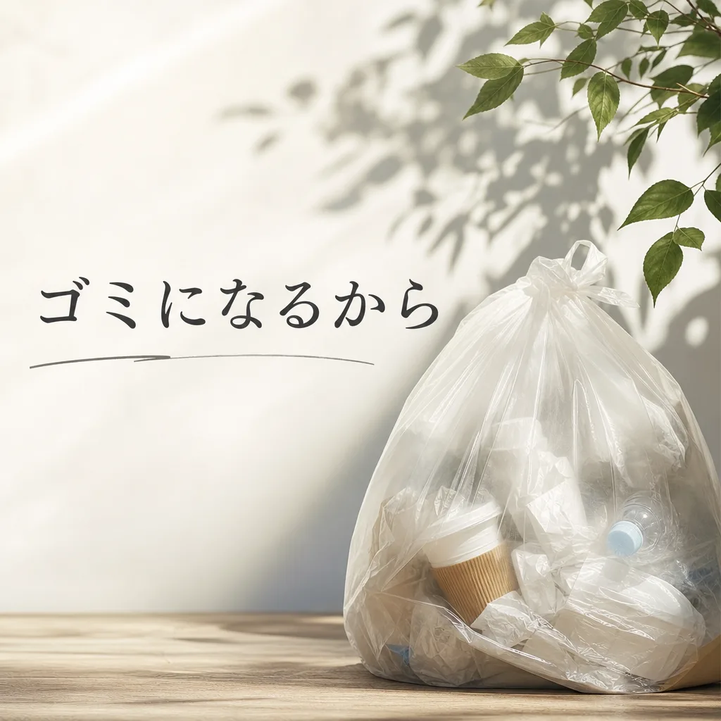 ゴミになるから