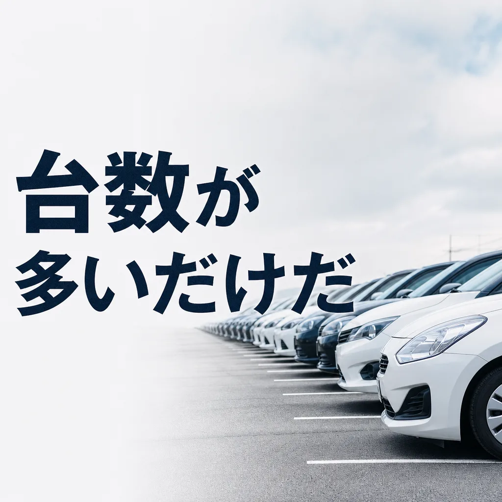 台数が多いだけだ