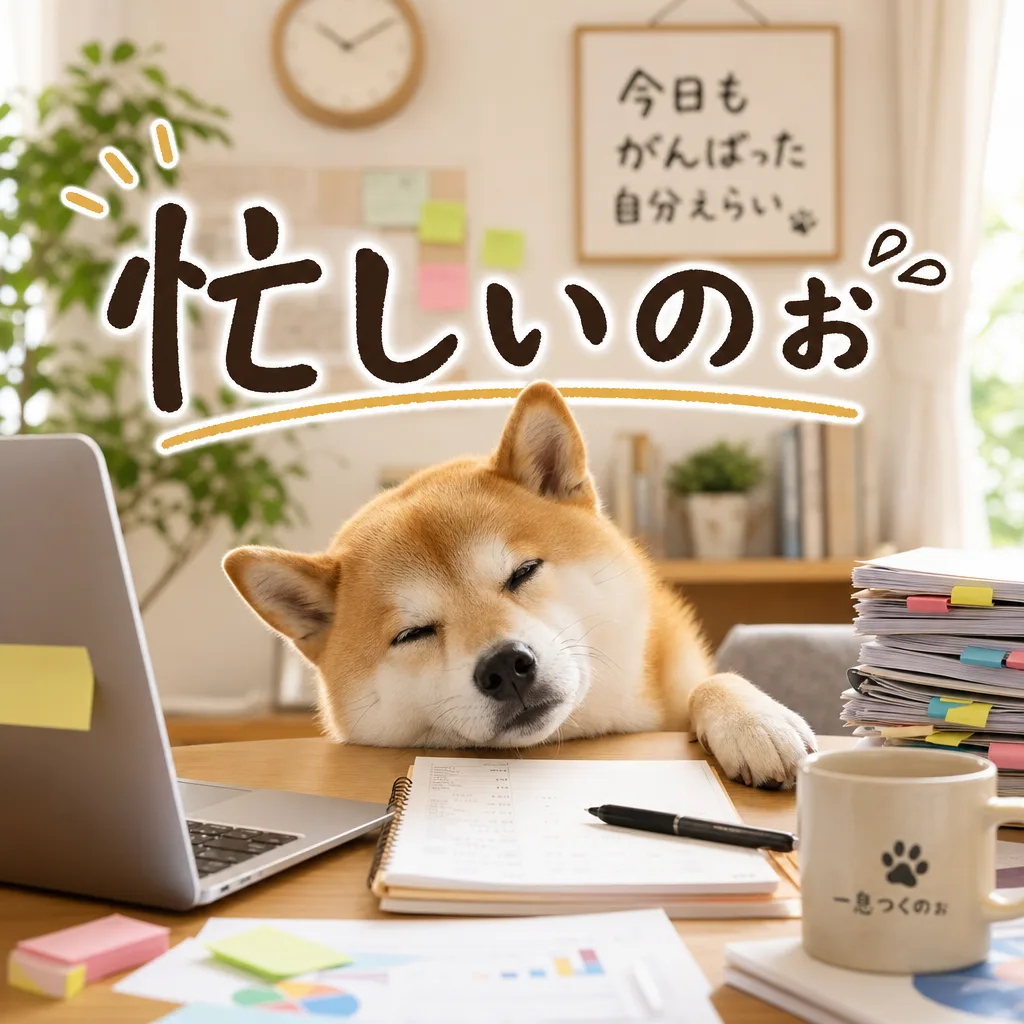 忙しいのぉ
