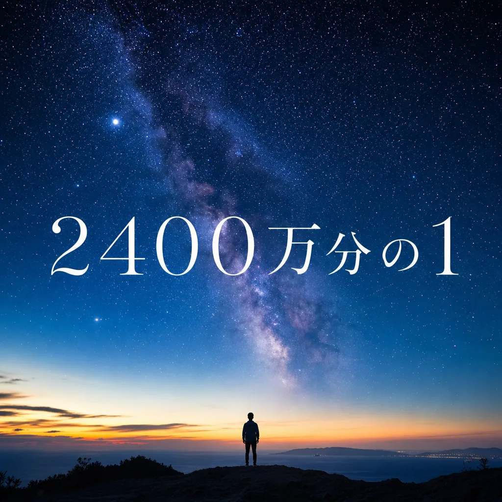 2400万分の1