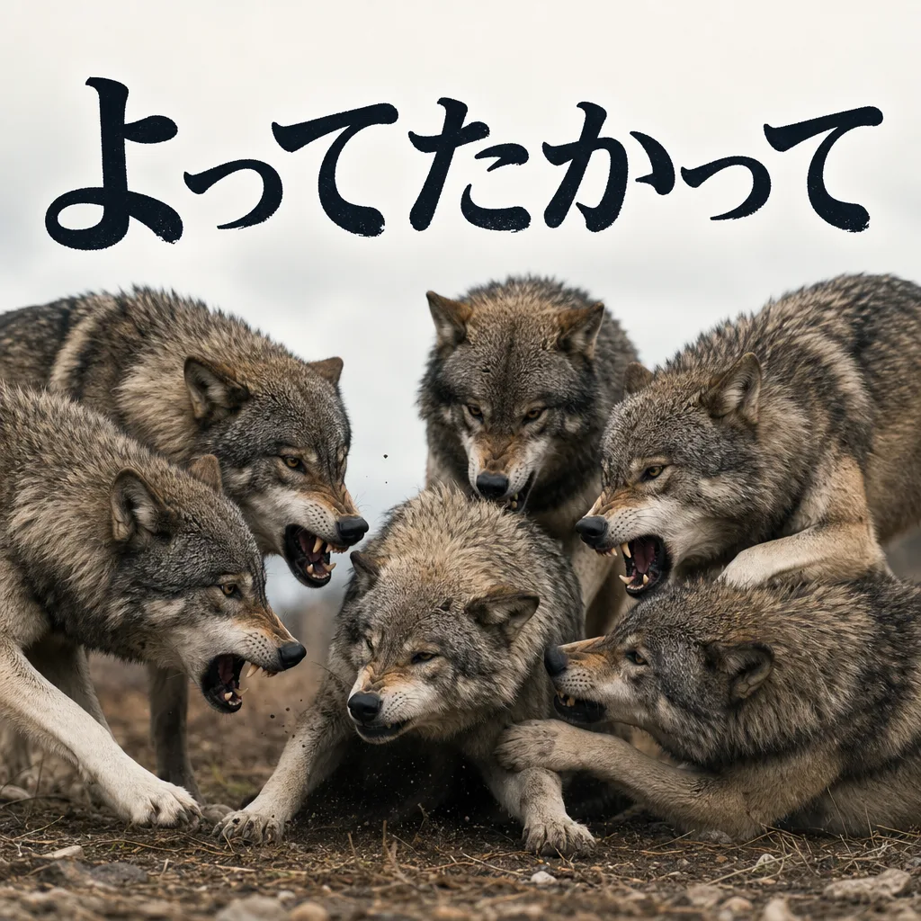 よってたかって