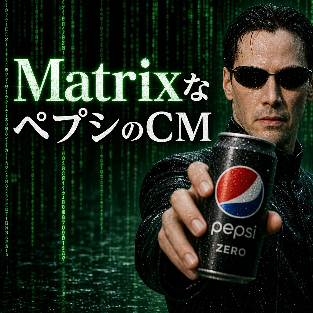 MatrixなペプシのCM