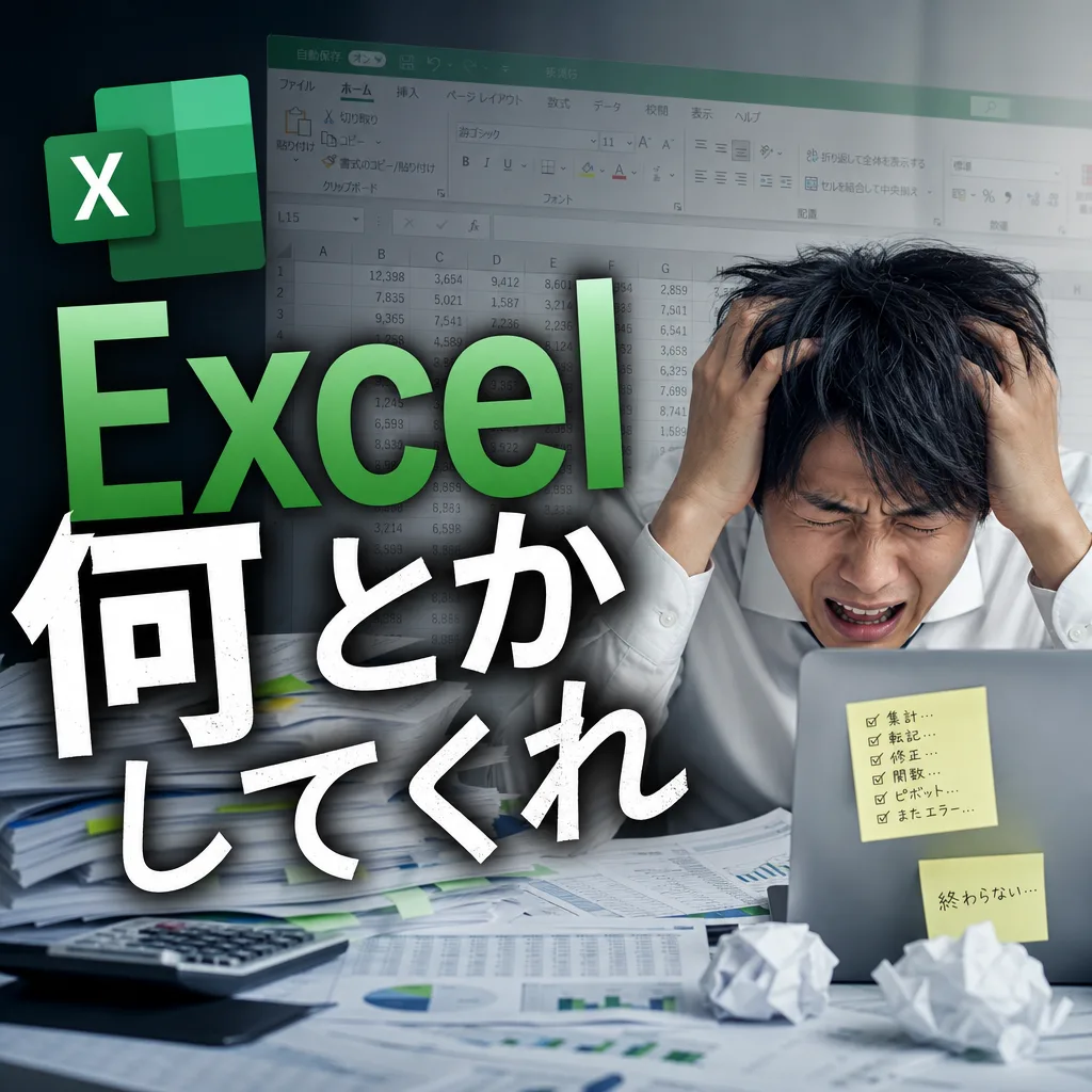 Excel何とかしてくれ