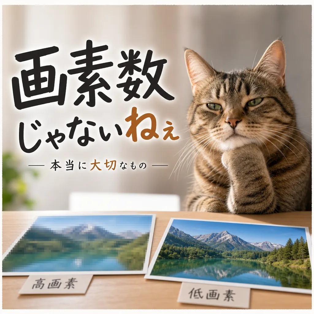 画素数じゃないねぇ