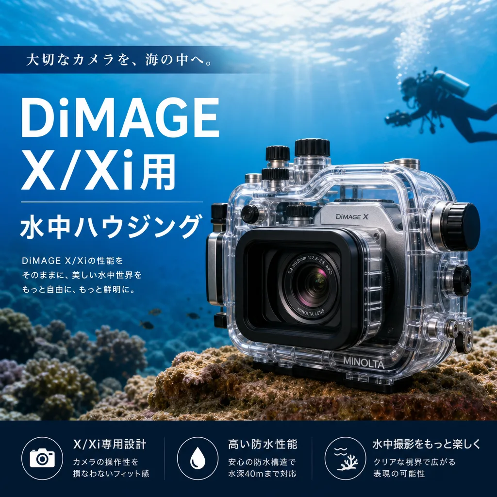 DiMAGE X/Xi用水中ハウジング