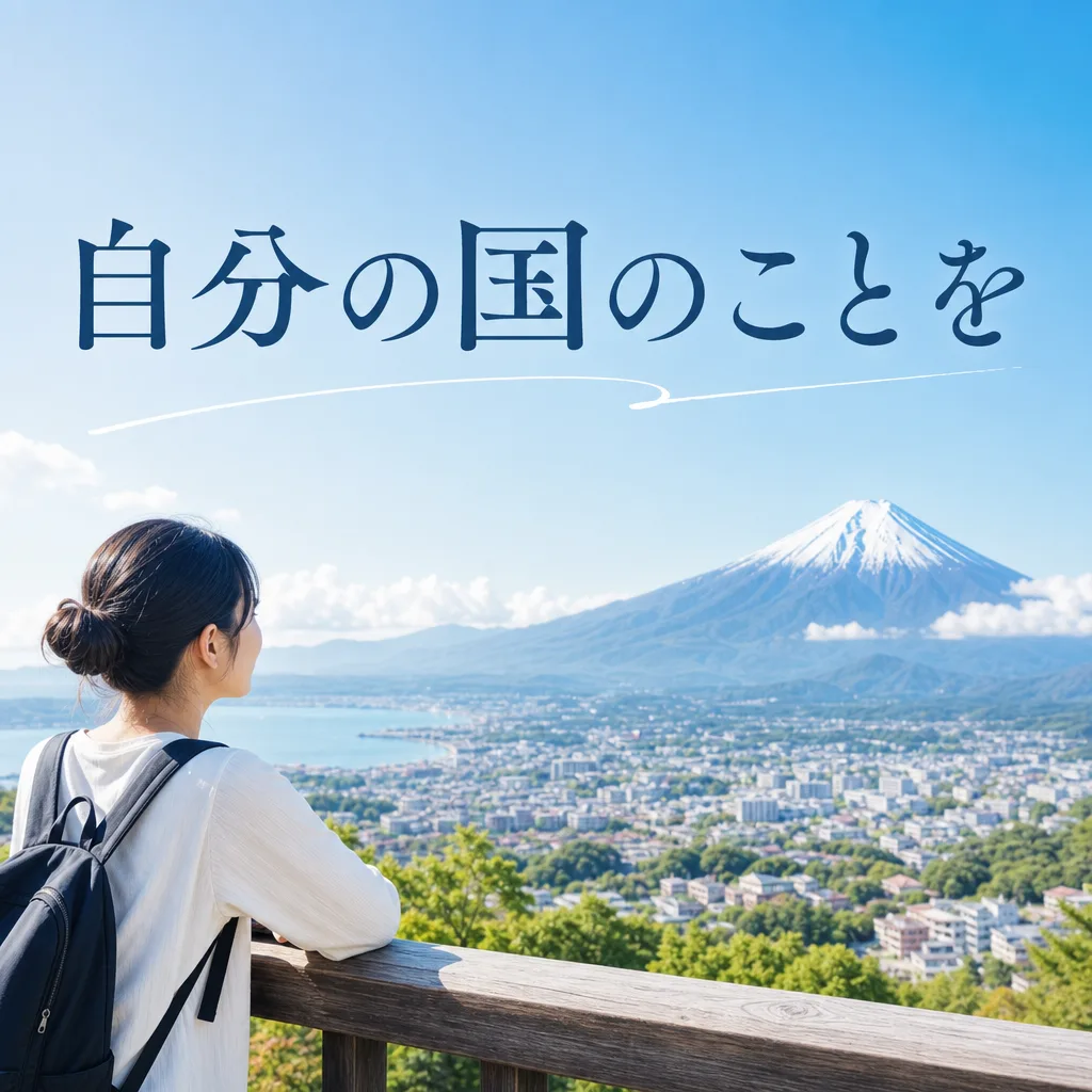 自分の国のことを