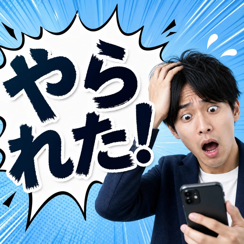 やられた!