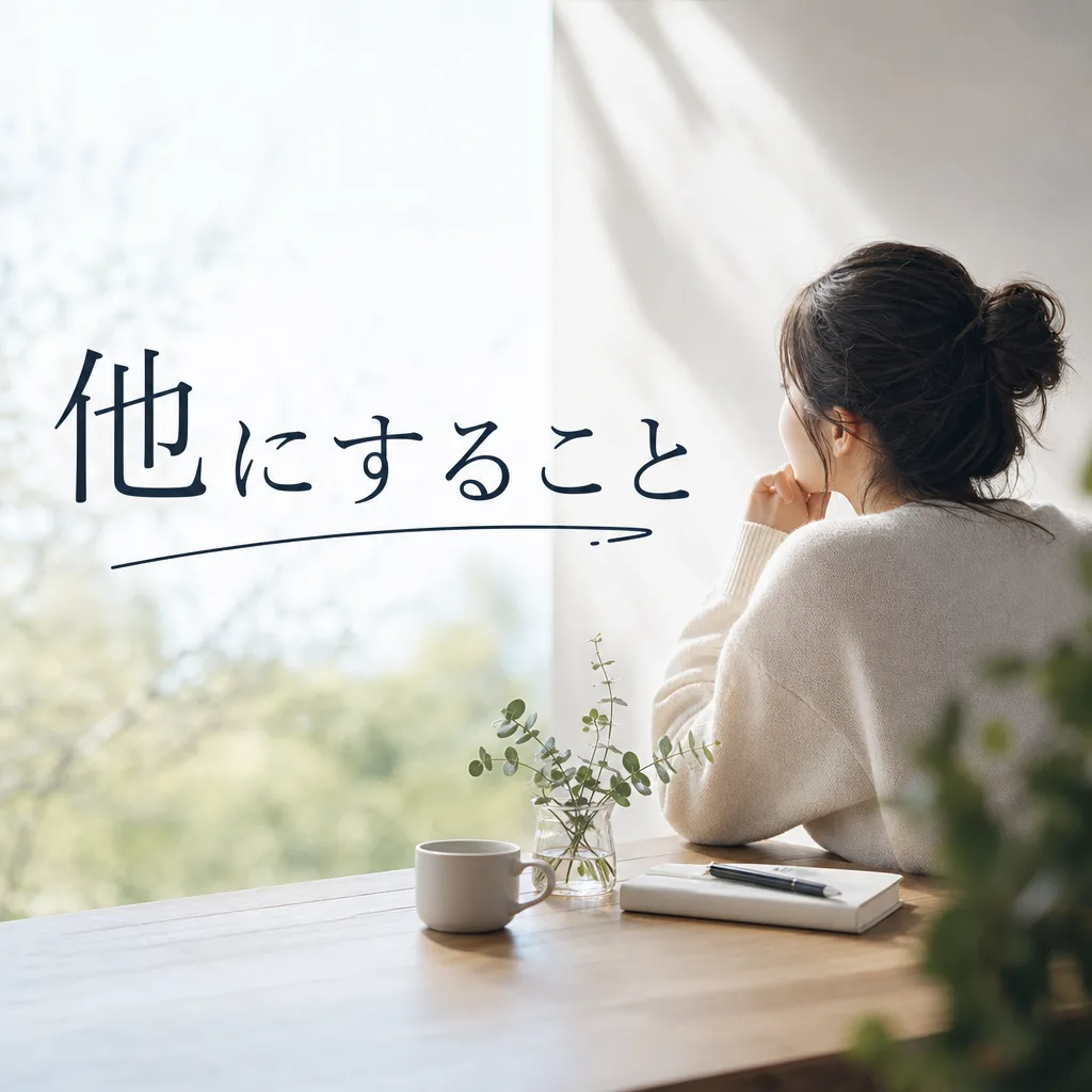 他にすること