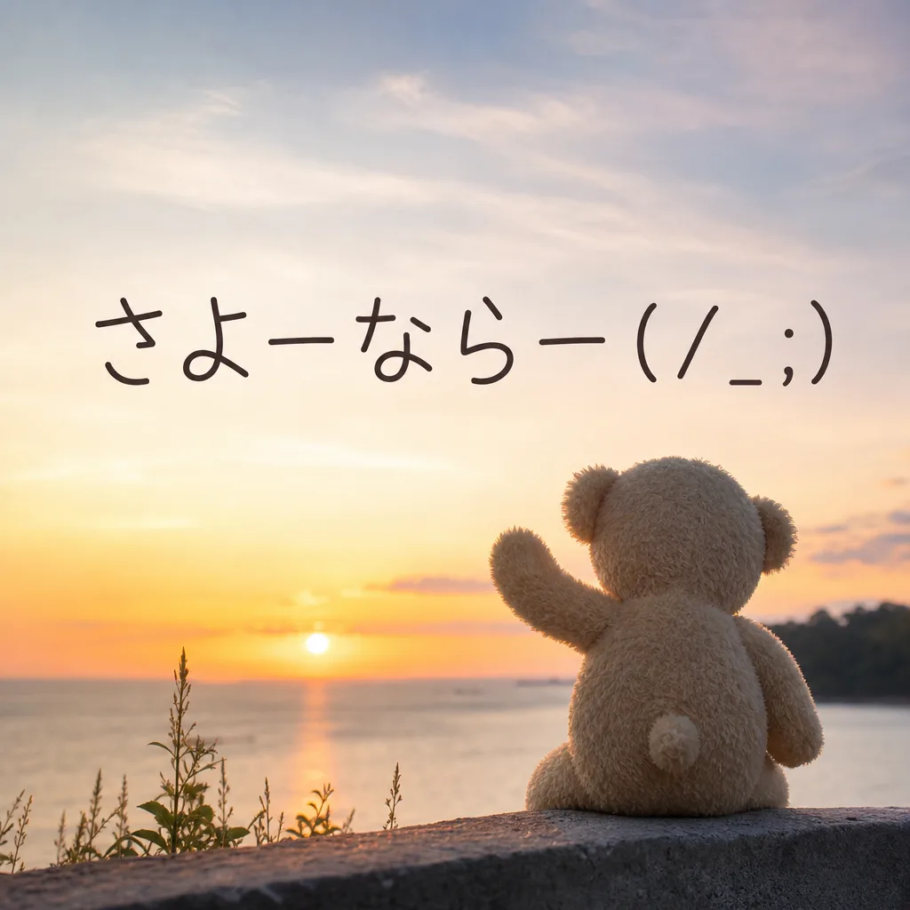さよーならー(/_;)