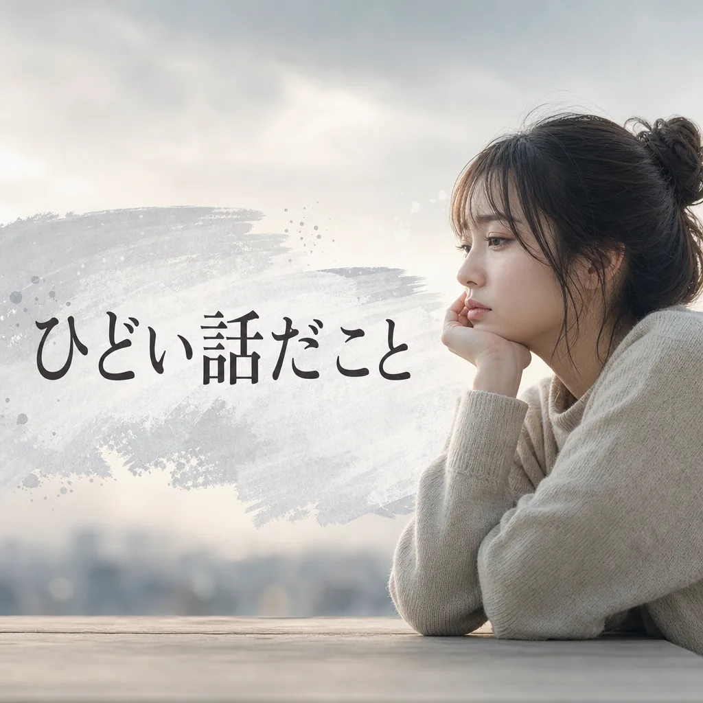 ひどい話だこと