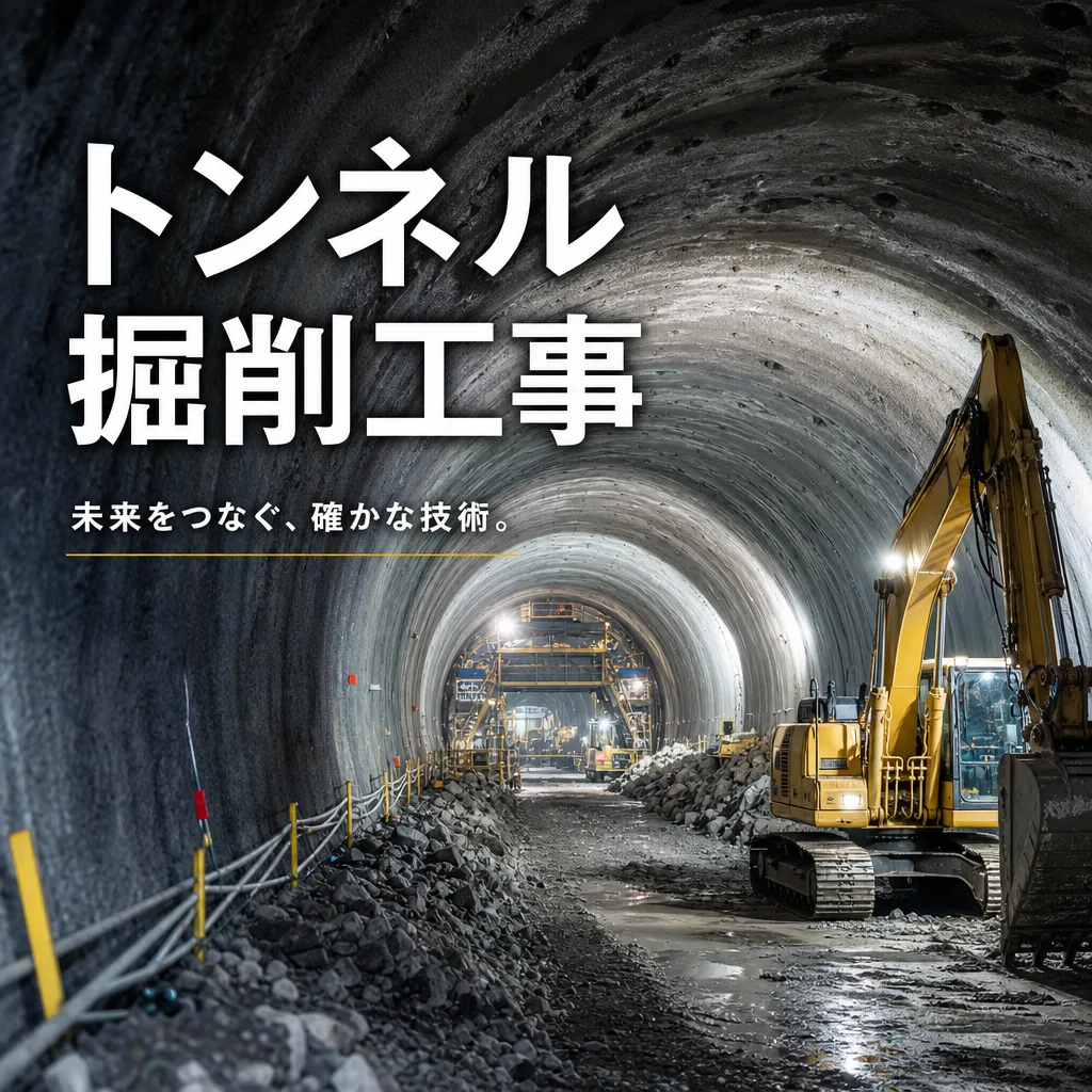 トンネル掘削工事