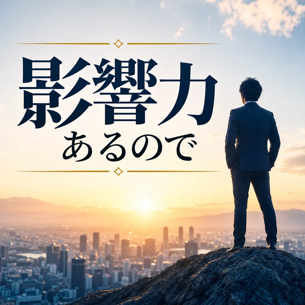 影響力あるので