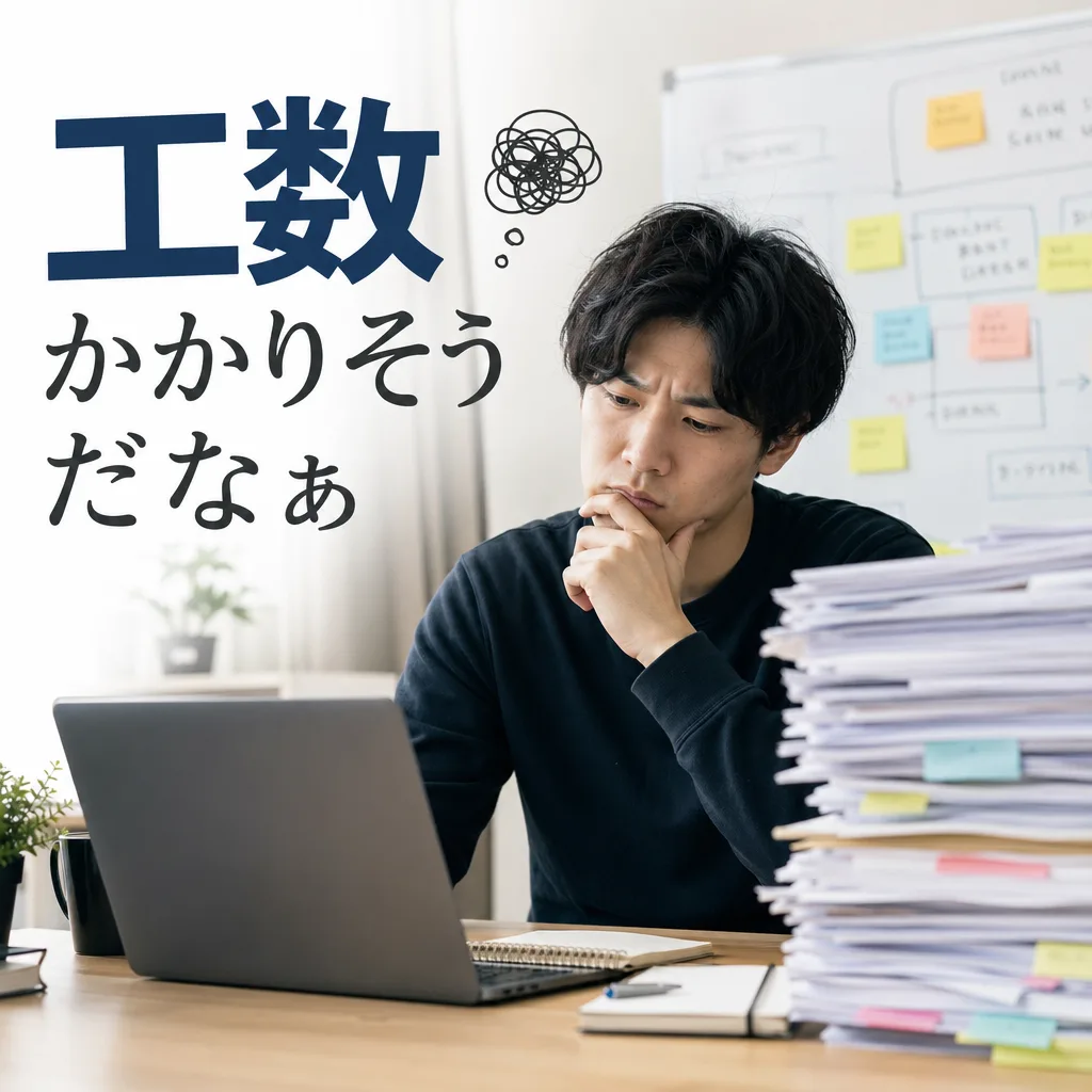 工数かかりそうだなぁ