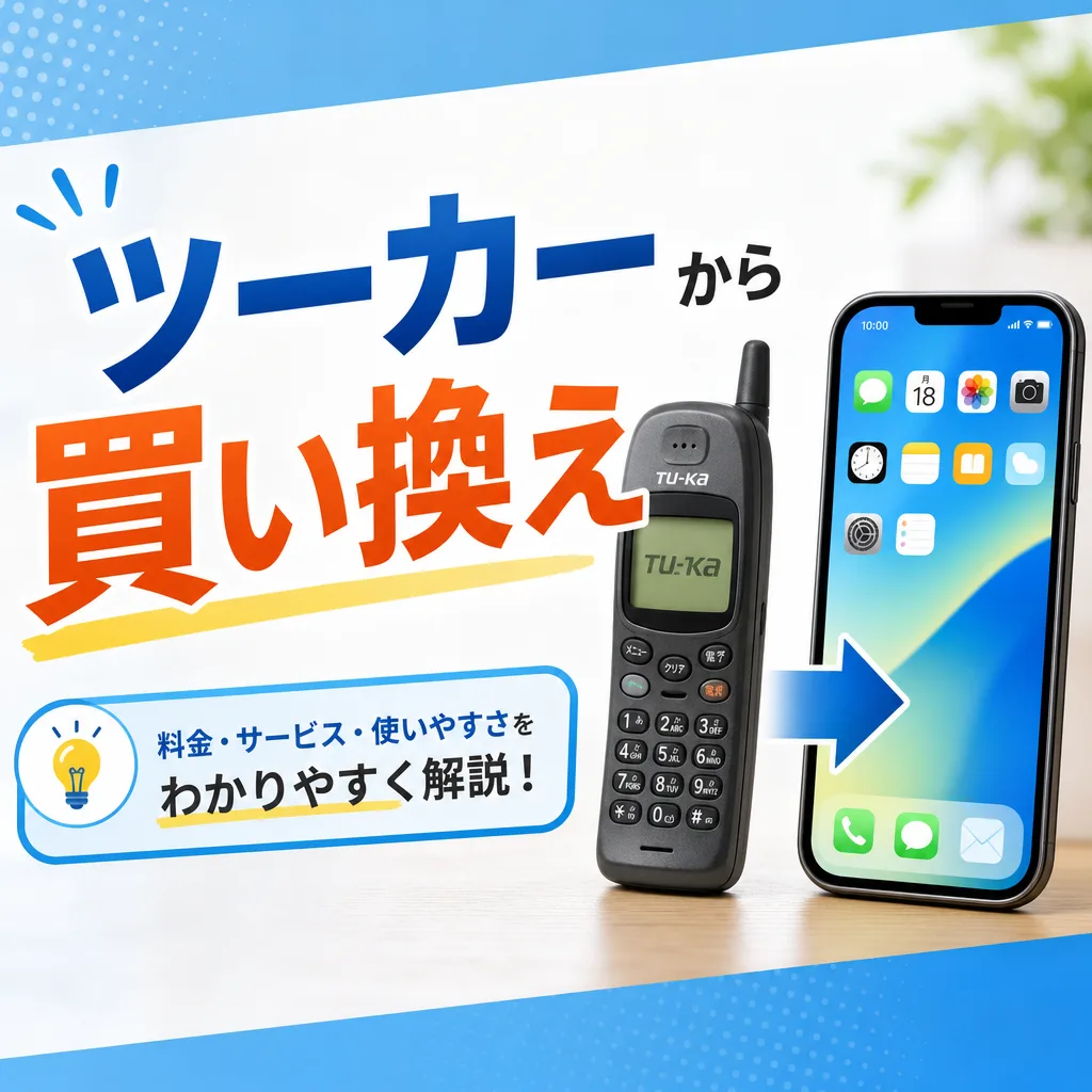 ツーカーから買い換え