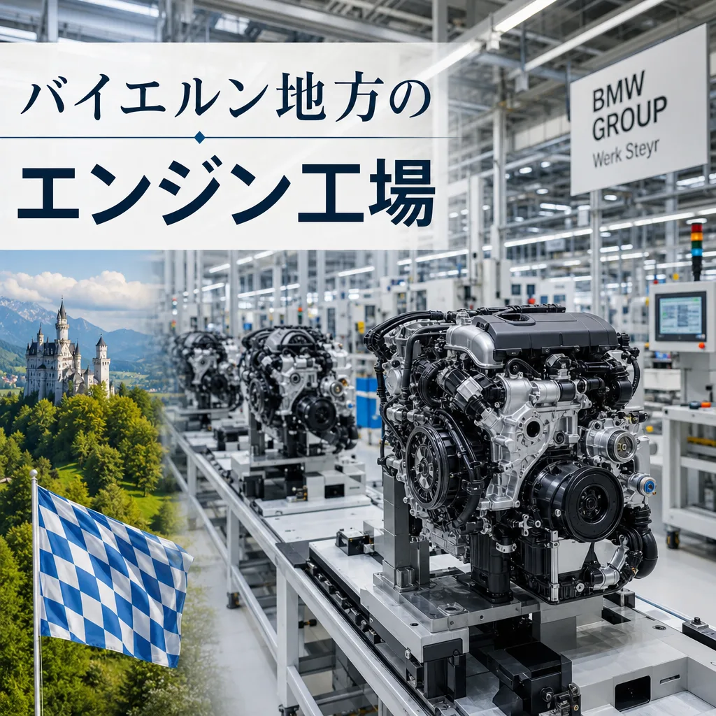 バイエルン地方のエンジン工場