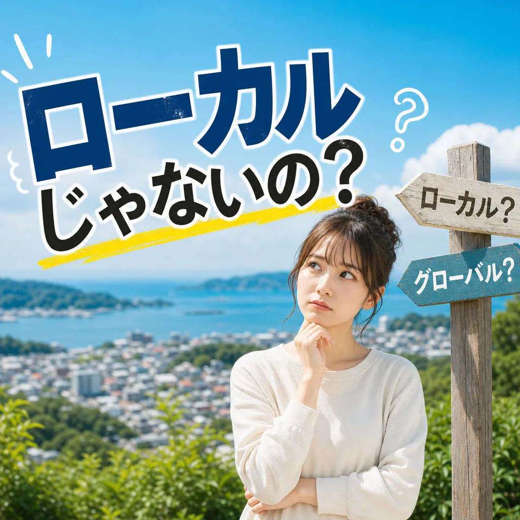 ローカルじゃないの？