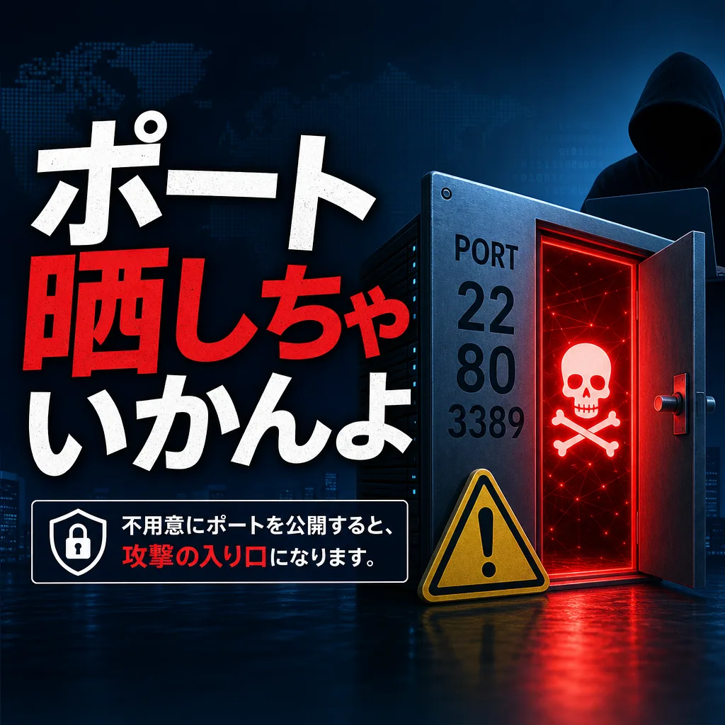 ポート晒しちゃいかんよ