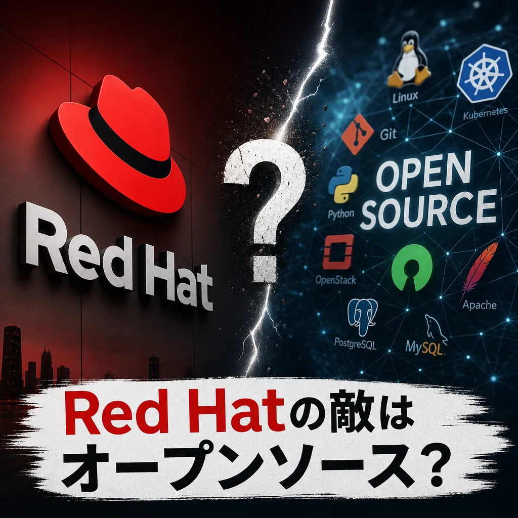 Red Hatの敵はオープンソース？