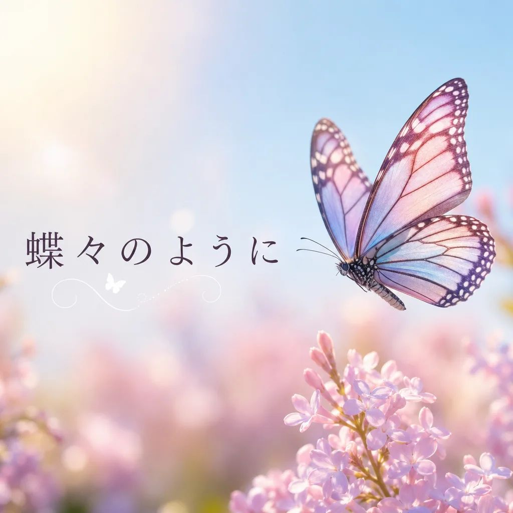 蝶々のように
