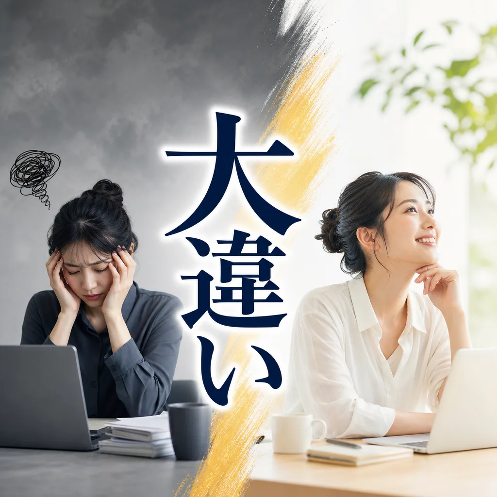 大違い